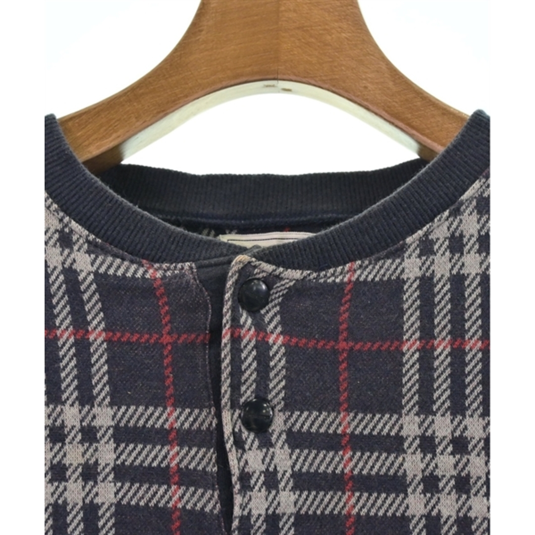 BURBERRY(バーバリー)のBURBERRY バーバリー スウェット M 紺系(チェック) 【古着】【中古】 メンズのトップス(スウェット)の商品写真