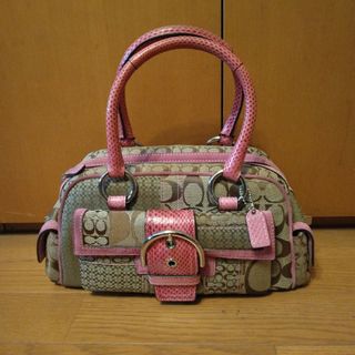 コーチ(COACH)の最終値下げ。COACH ハンドバッグ パッチワーク(ハンドバッグ)