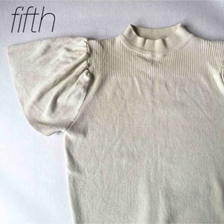 fifth - fifth 半袖 フレア ハイネック ニット 春夏