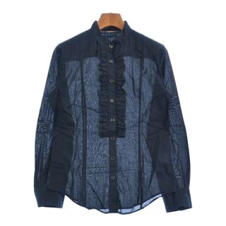 BURBERRY - BURBERRY バーバリー ブラウス 38(S位) 紺系 【古着】【中古】