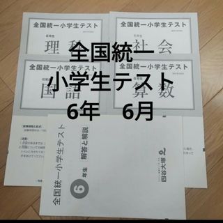 全国統一小学生テスト　6年(語学/参考書)