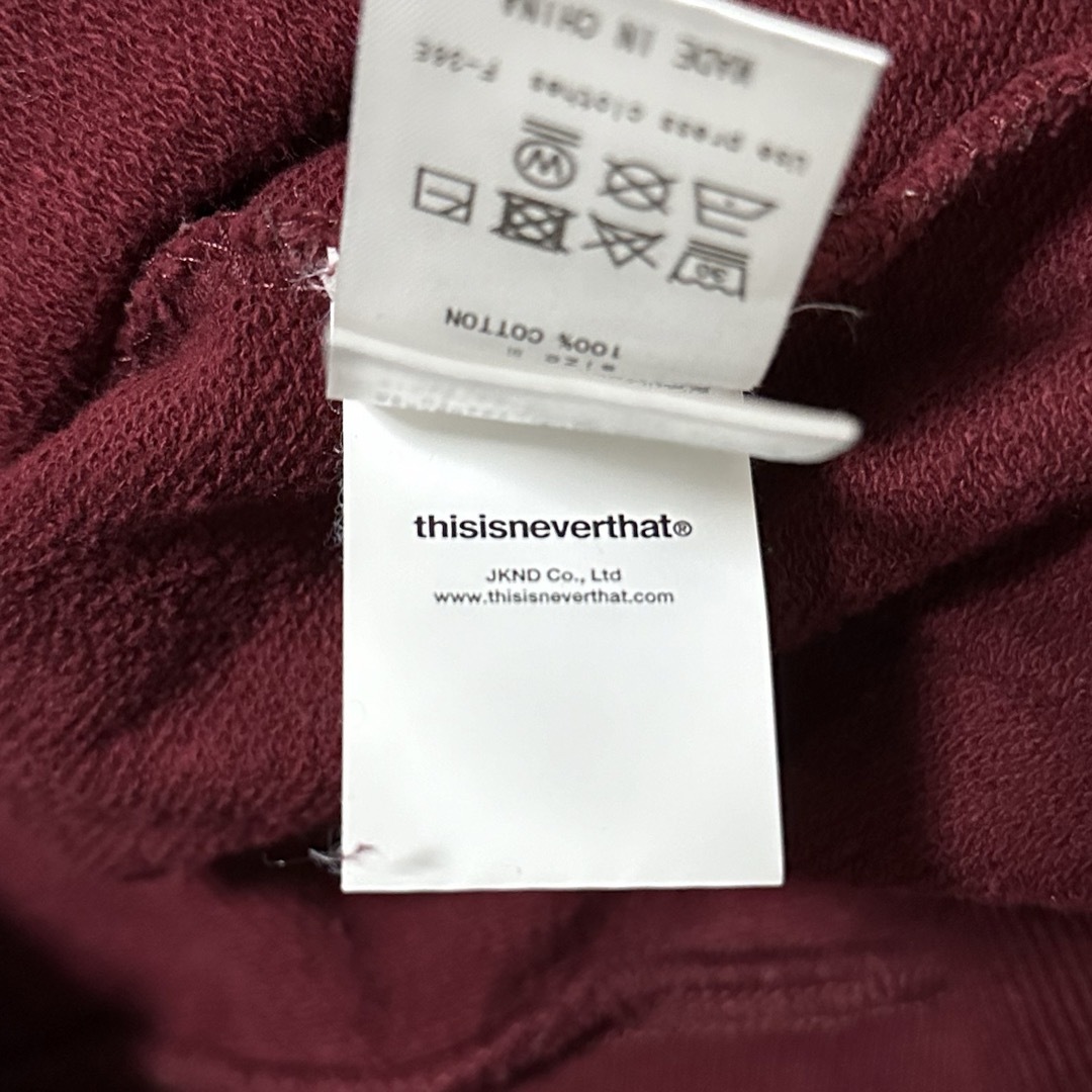 thisisneverthat(ディスイズネバーザット)のthisisneverthat トレーナー Mサイズ メンズのトップス(スウェット)の商品写真