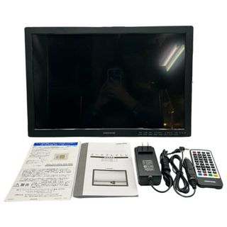 Green House グリーンハウス バッテリー内蔵 フルセグ ワンセグ 19V型 ポータブルテレビ GH-PTV19A-BK 充電式 録画 HDMI TV 持ち運び 中古 W４(テレビ)