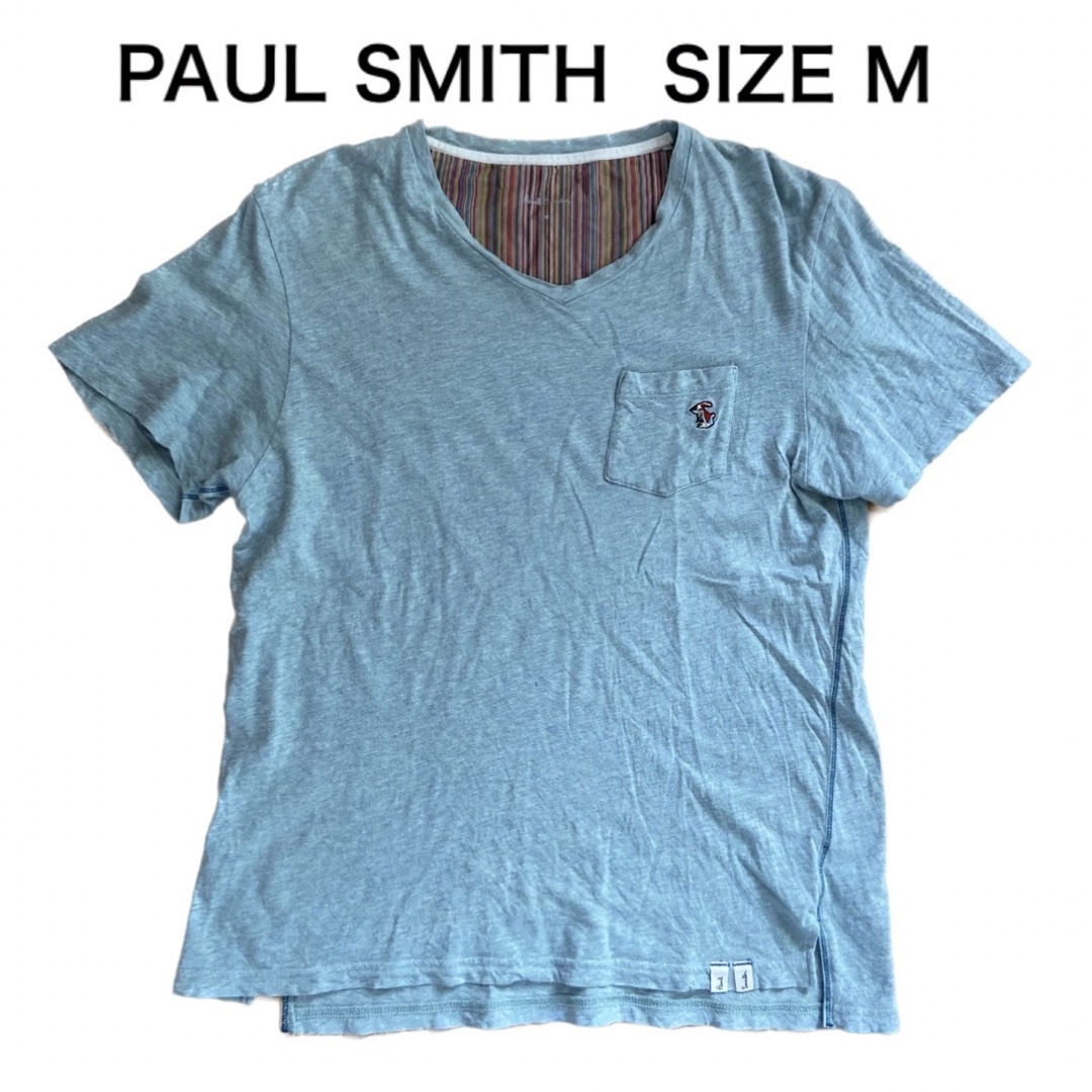 Paul Smith(ポールスミス)のPAUL SMITH ポール スミス 半袖 Tシャツ うさぎロゴ刺繍 ポケットM メンズのトップス(Tシャツ/カットソー(半袖/袖なし))の商品写真
