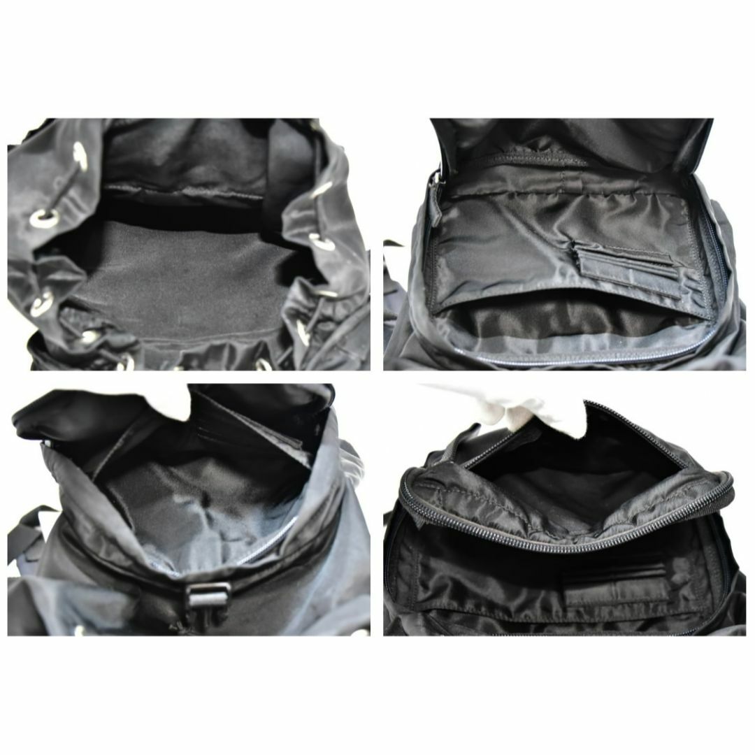 PRADA(プラダ)の鑑定済 PRADA プラダ リュックサック バックパック ブラック  メンズのバッグ(バッグパック/リュック)の商品写真