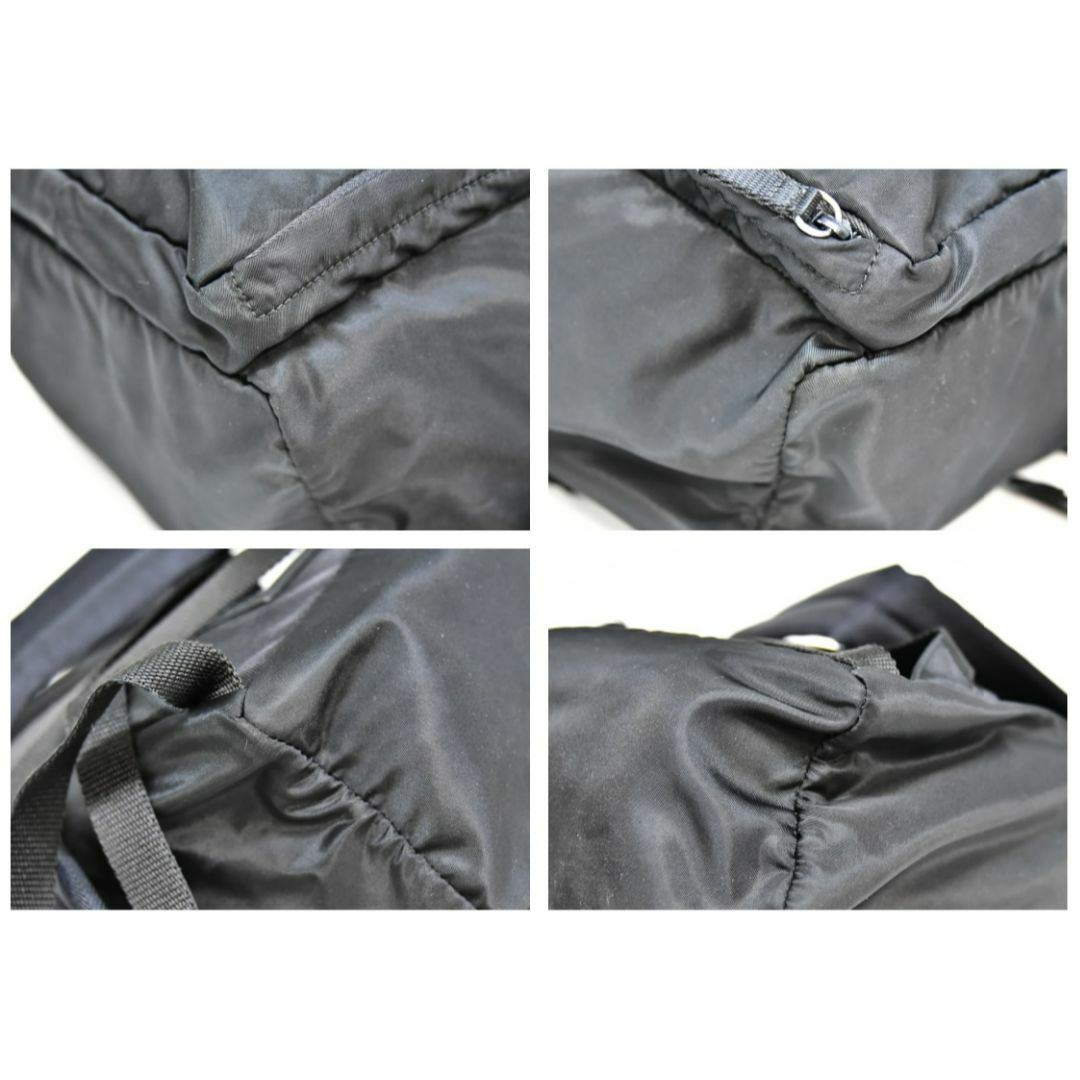PRADA(プラダ)の鑑定済 PRADA プラダ リュックサック バックパック ブラック  メンズのバッグ(バッグパック/リュック)の商品写真