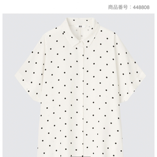UNIQLO レーヨンプリントシャツ　S(シャツ/ブラウス(長袖/七分))