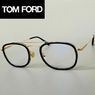 トムフォードアイウェア(TOM FORD EYEWEAR)のトムフォード 眼鏡 メンズ レディース アジアンフィット スクエア ツーブリッジ(サングラス/メガネ)