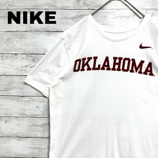 ナイキ(NIKE)の①98R NIKE 半袖Tシャツ OKLAHOMA スウッシュロゴメンズ夏物古着(Tシャツ/カットソー(半袖/袖なし))