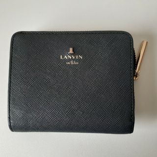 ランバンオンブルー(LANVIN en Bleu)のランバンオンブルー　二つ折り財布　ネイビー　箱無し(財布)