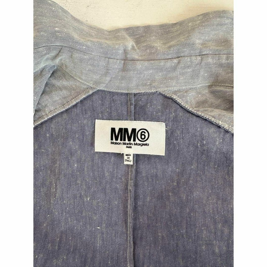 MM6(エムエムシックス)のMM6 Maison Margiela シャツ ワンピース チュニック リネン レディースのトップス(チュニック)の商品写真