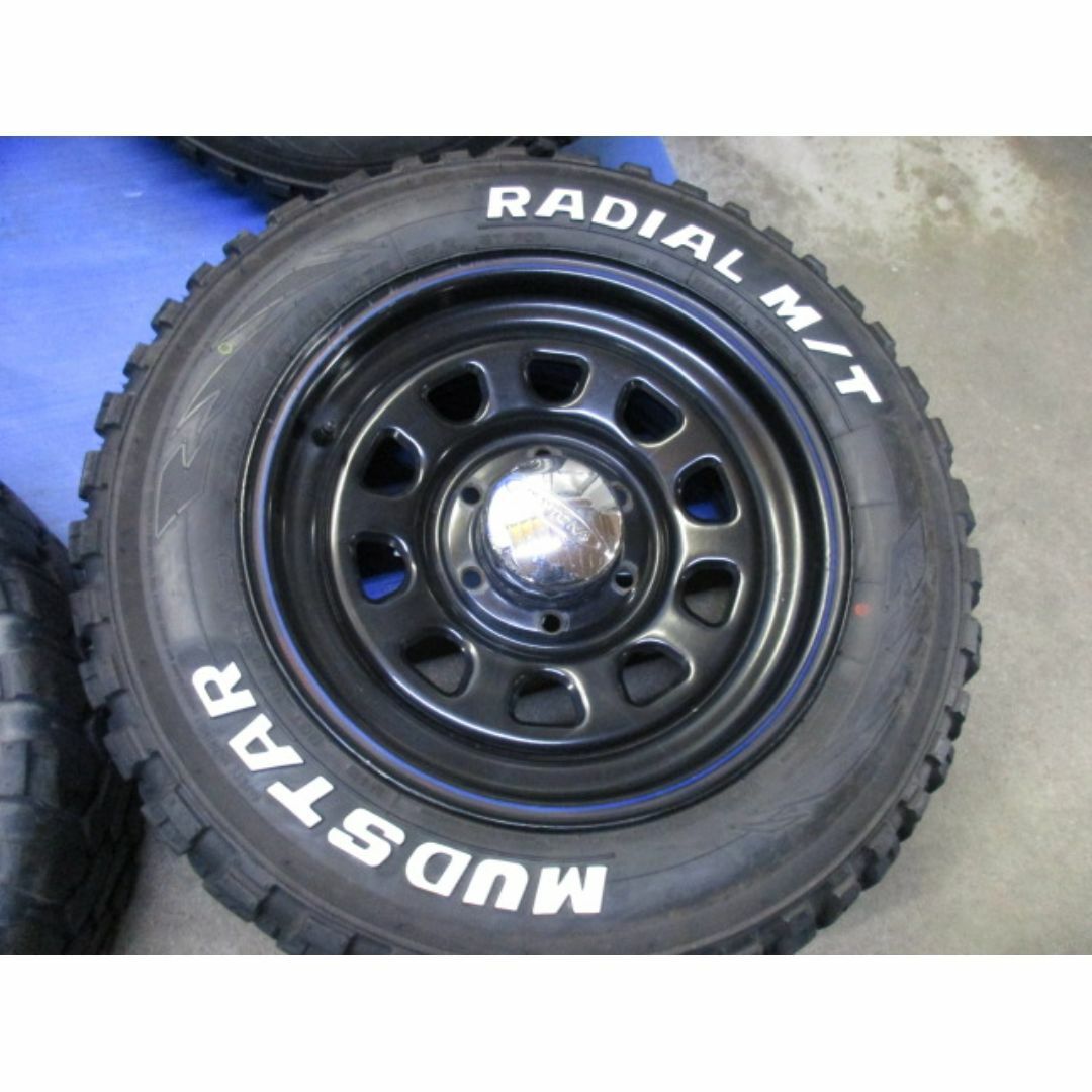 デイトナ16+　215/65R16C　ホワイトレター　ハイエース　NV350 自動車/バイクの自動車(タイヤ・ホイールセット)の商品写真