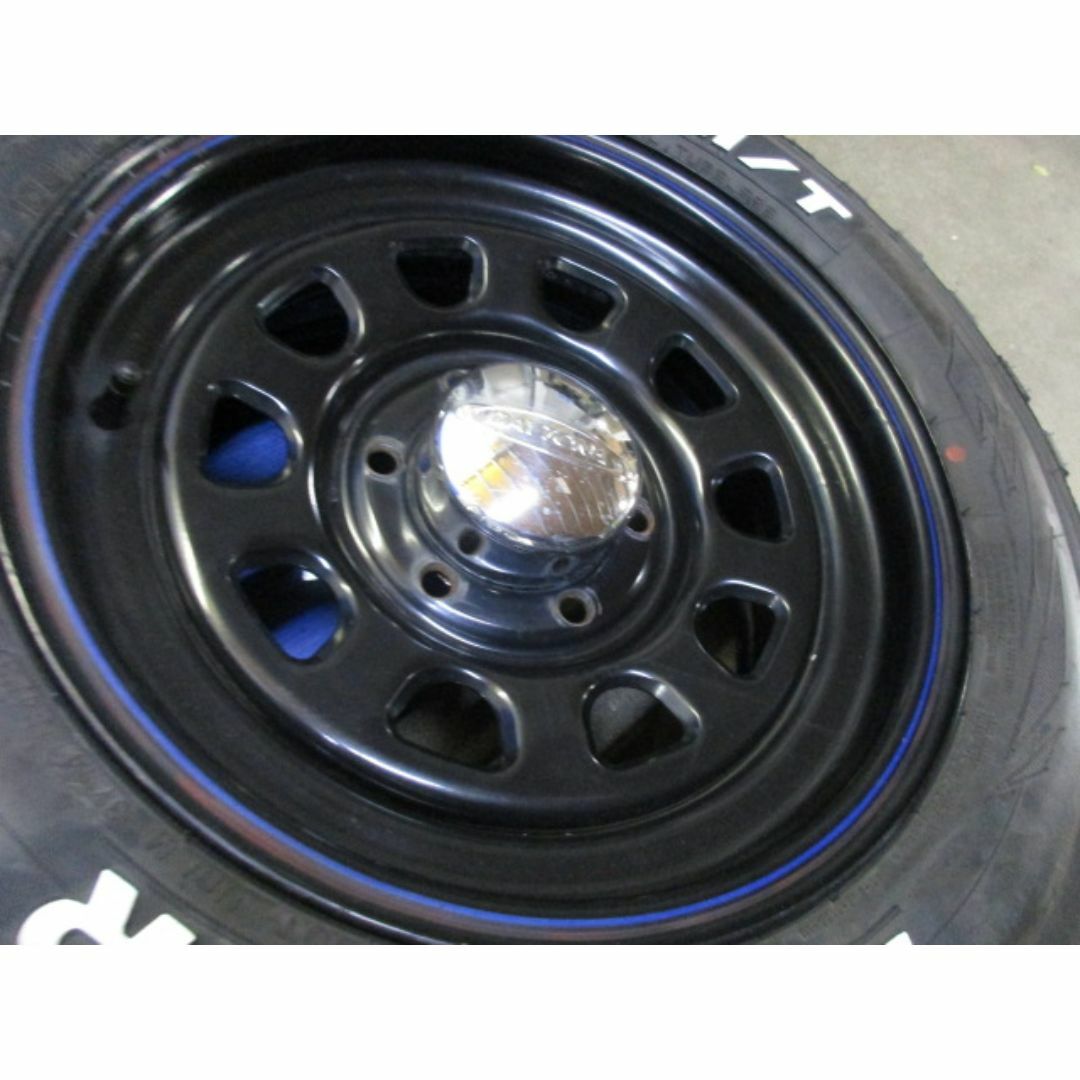 デイトナ16+　215/65R16C　ホワイトレター　ハイエース　NV350 自動車/バイクの自動車(タイヤ・ホイールセット)の商品写真