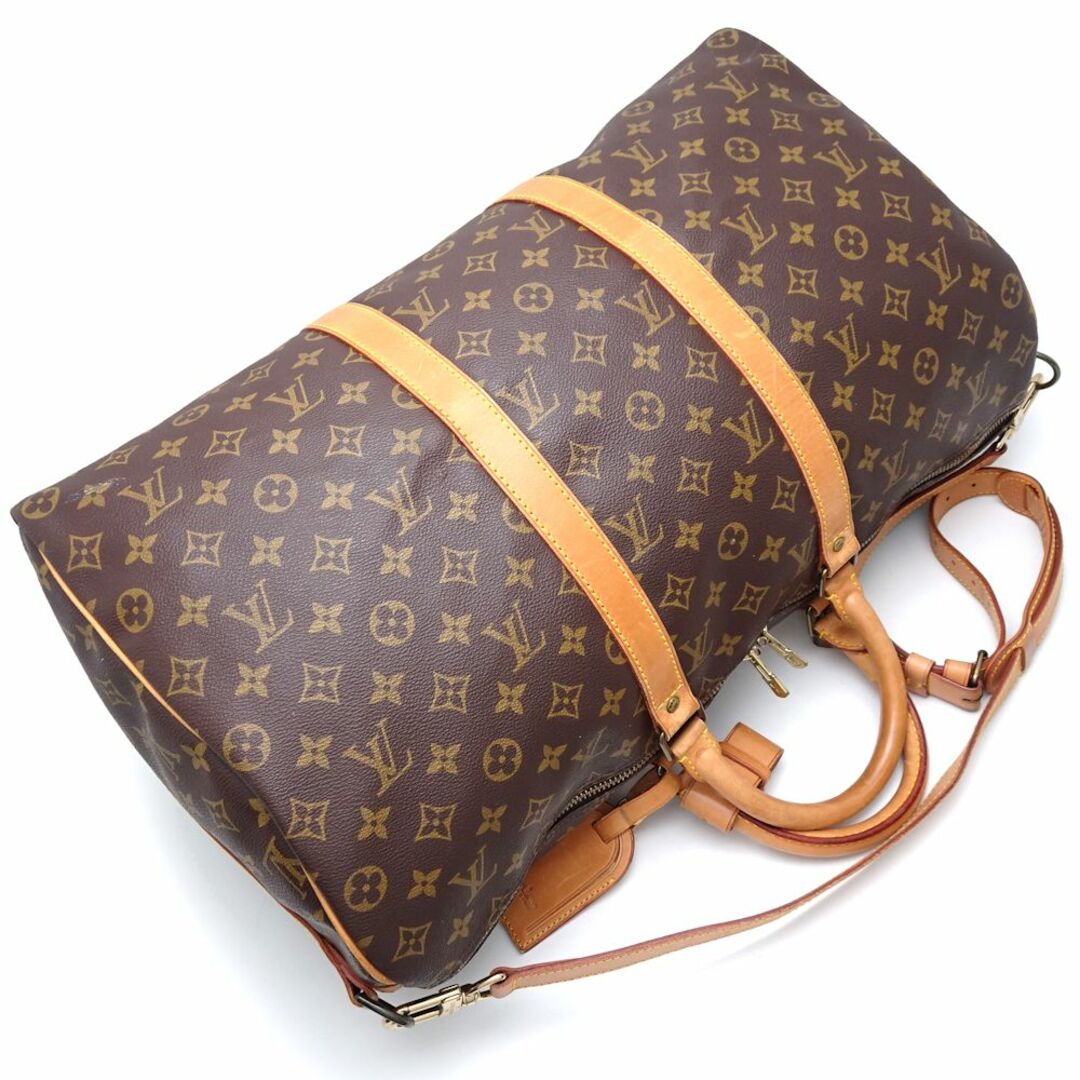 LOUIS VUITTON(ルイヴィトン)のLOUIS VUITTON ルイヴィトン モノグラム キーポル・バンドリエール50 M41416 ボストンバッグ ブラウン/351143【中古】 メンズのバッグ(ボストンバッグ)の商品写真