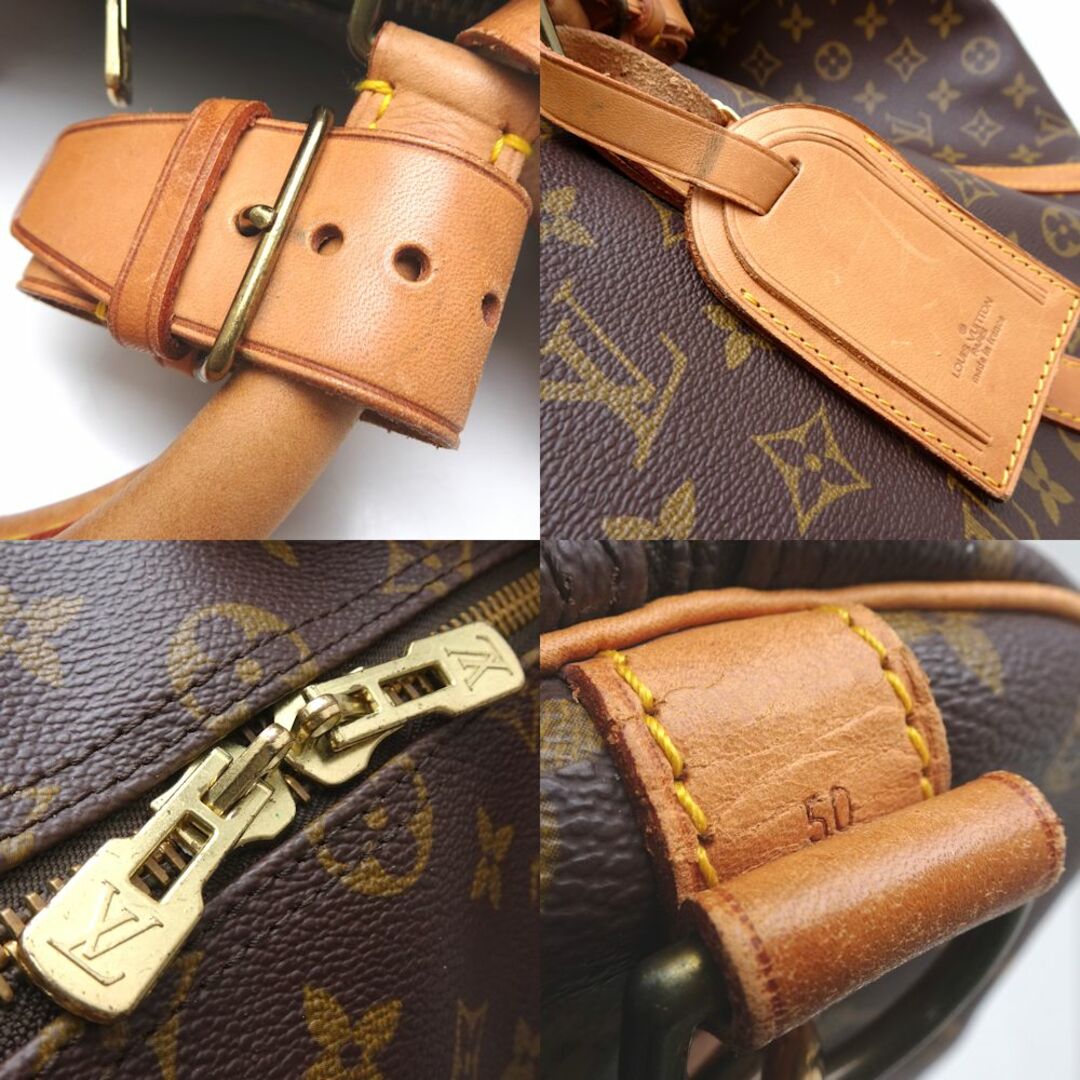 LOUIS VUITTON(ルイヴィトン)のLOUIS VUITTON ルイヴィトン モノグラム キーポル・バンドリエール50 M41416 ボストンバッグ ブラウン/351143【中古】 メンズのバッグ(ボストンバッグ)の商品写真