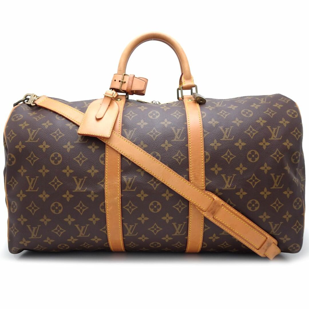 LOUIS VUITTON(ルイヴィトン)のLOUIS VUITTON ルイヴィトン モノグラム キーポル・バンドリエール50 M41416 ボストンバッグ ブラウン/351143【中古】 メンズのバッグ(ボストンバッグ)の商品写真