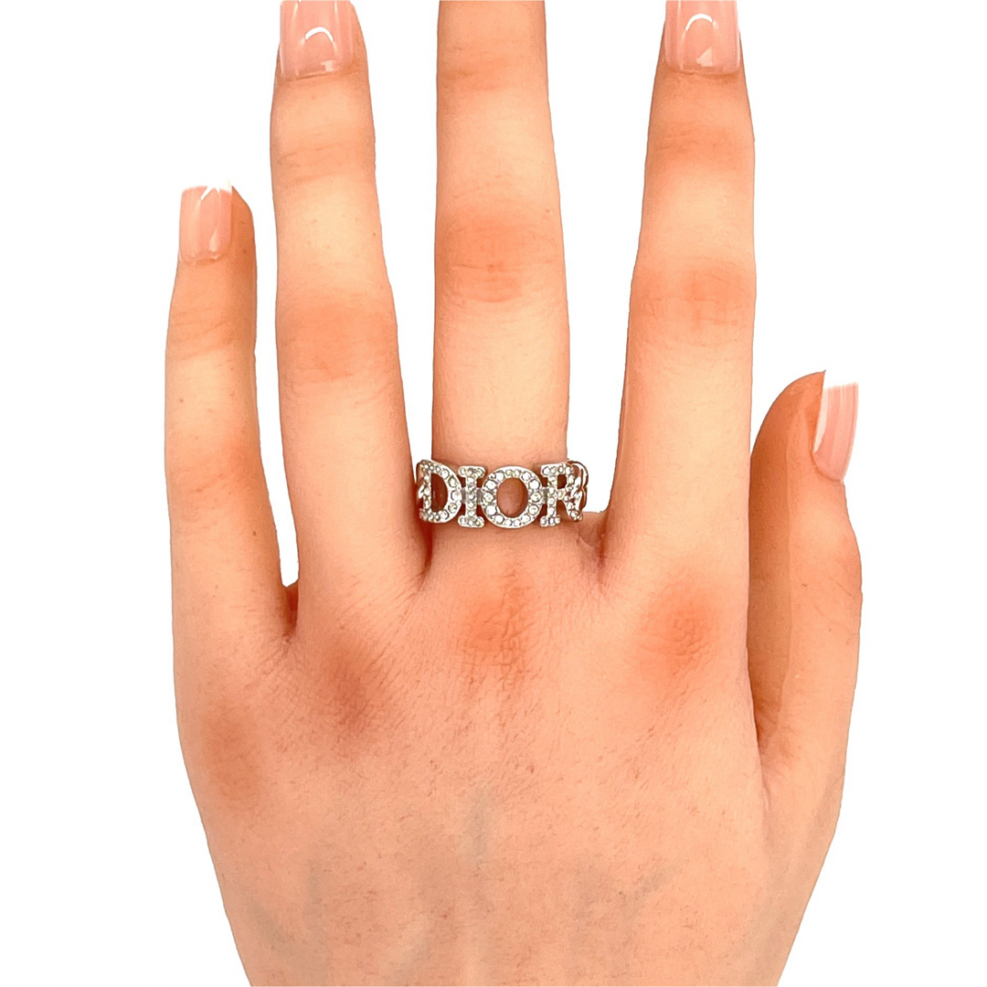 Dior(ディオール)のDIOR Dio(r)evolution リング メタル クリスタル L 14号 レディースのアクセサリー(リング(指輪))の商品写真