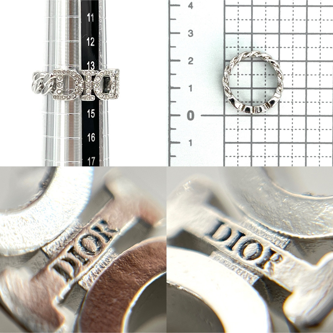 Dior(ディオール)のDIOR Dio(r)evolution リング メタル クリスタル L 14号 レディースのアクセサリー(リング(指輪))の商品写真