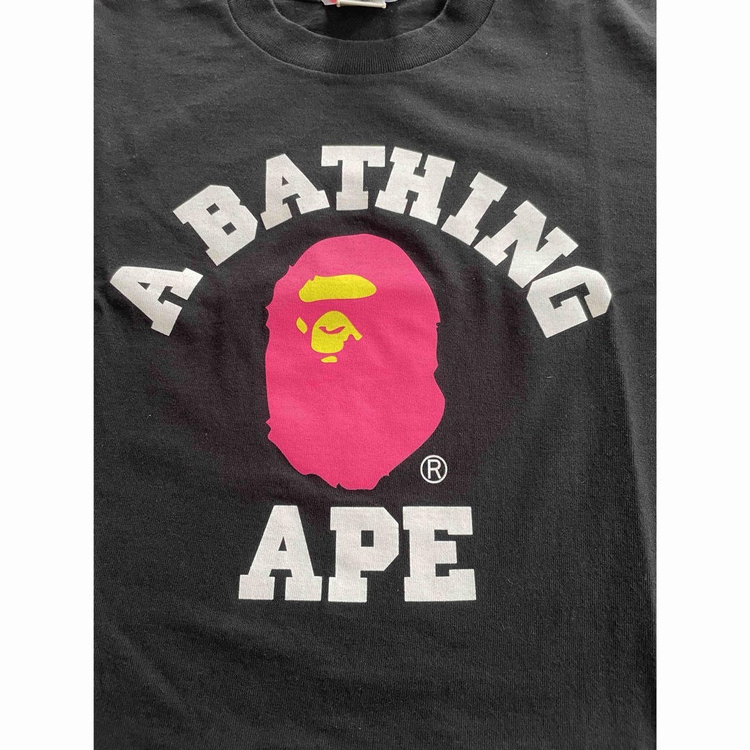 A BATHING APE(アベイシングエイプ)のmama様　専用⭐︎ A･BATHING APE レディース　Tシャツ　黒 レディースのトップス(Tシャツ(半袖/袖なし))の商品写真