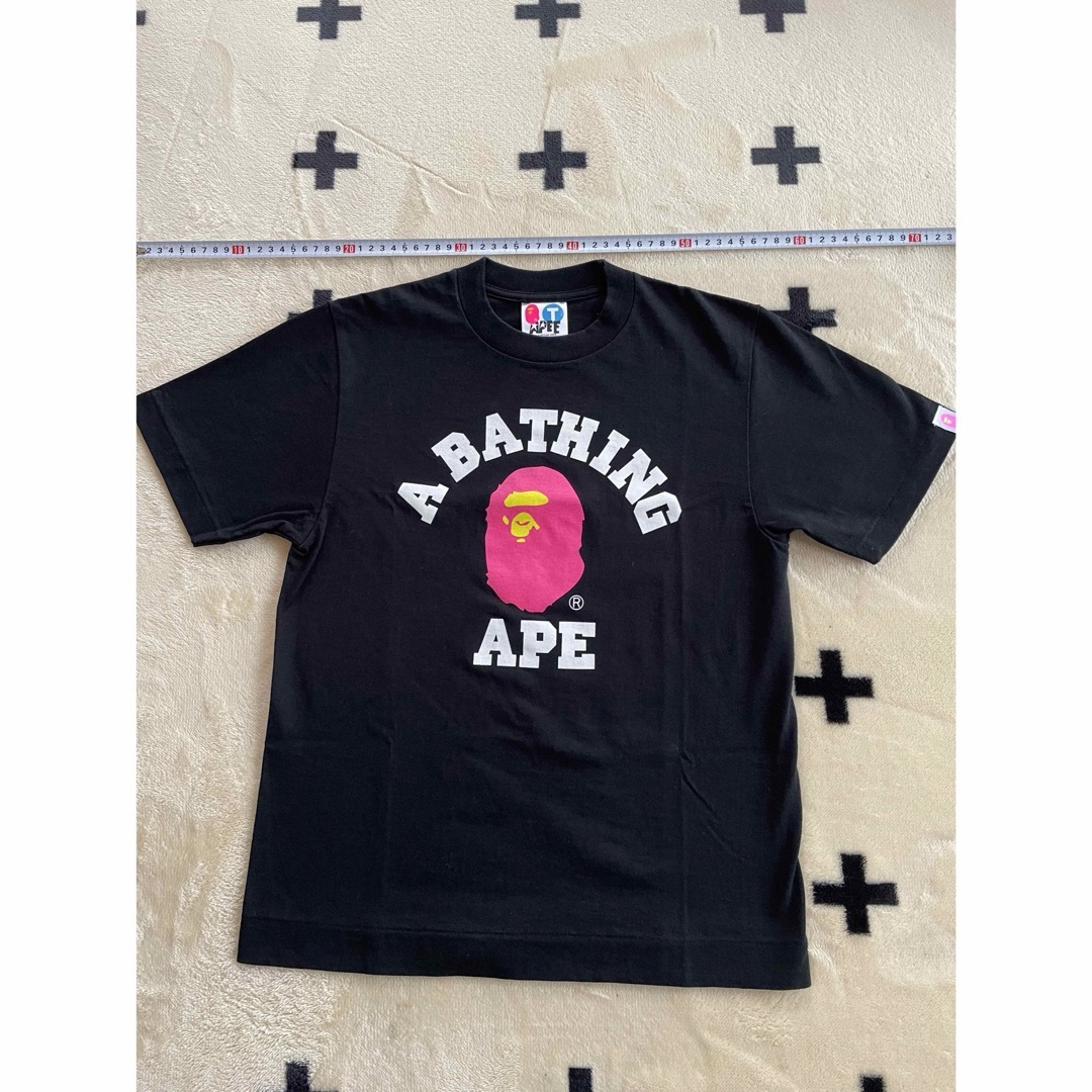 A BATHING APE(アベイシングエイプ)のmama様　専用⭐︎ A･BATHING APE レディース　Tシャツ　黒 レディースのトップス(Tシャツ(半袖/袖なし))の商品写真