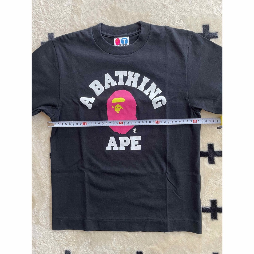 A BATHING APE(アベイシングエイプ)のmama様　専用⭐︎ A･BATHING APE レディース　Tシャツ　黒 レディースのトップス(Tシャツ(半袖/袖なし))の商品写真