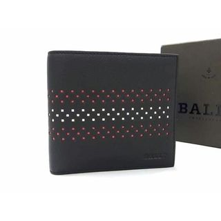 バリー(Bally)の■新品■未使用■ BALLY バリー レザー 二つ折り 財布 ウォレット 札入れ メンズ ブラック系 BJ1473(長財布)