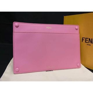 フェンディ(FENDI)の■極美品■ FENDI フェンディ レザー ピーカブー用 ポケット ポーチ レディース ピンク系 BJ1474(その他)