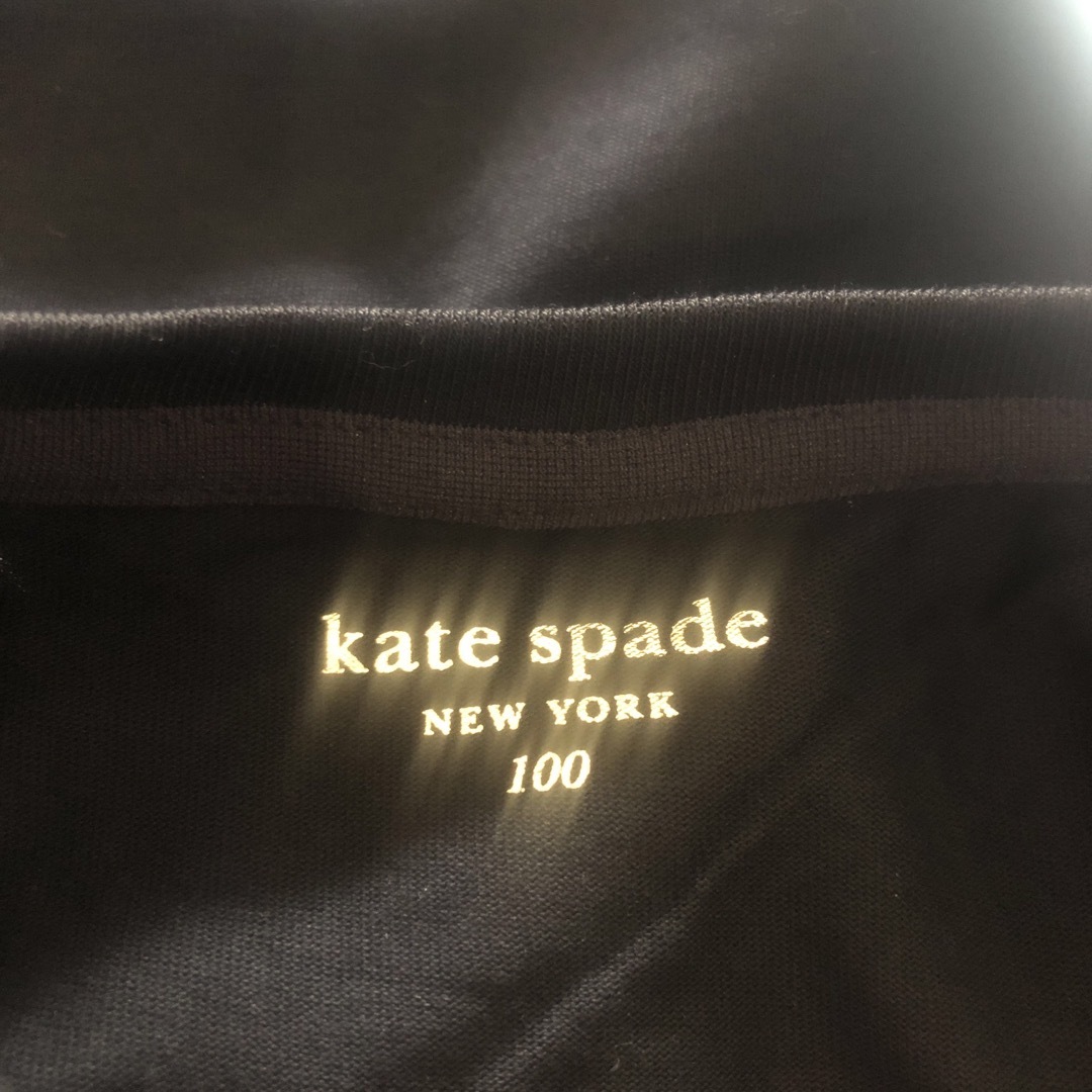 kate spade new york(ケイトスペードニューヨーク)のケイトスペース新品新作タグ付きトドラー ギンガムスリーブTシャツ100 キッズ/ベビー/マタニティのキッズ服女の子用(90cm~)(Tシャツ/カットソー)の商品写真