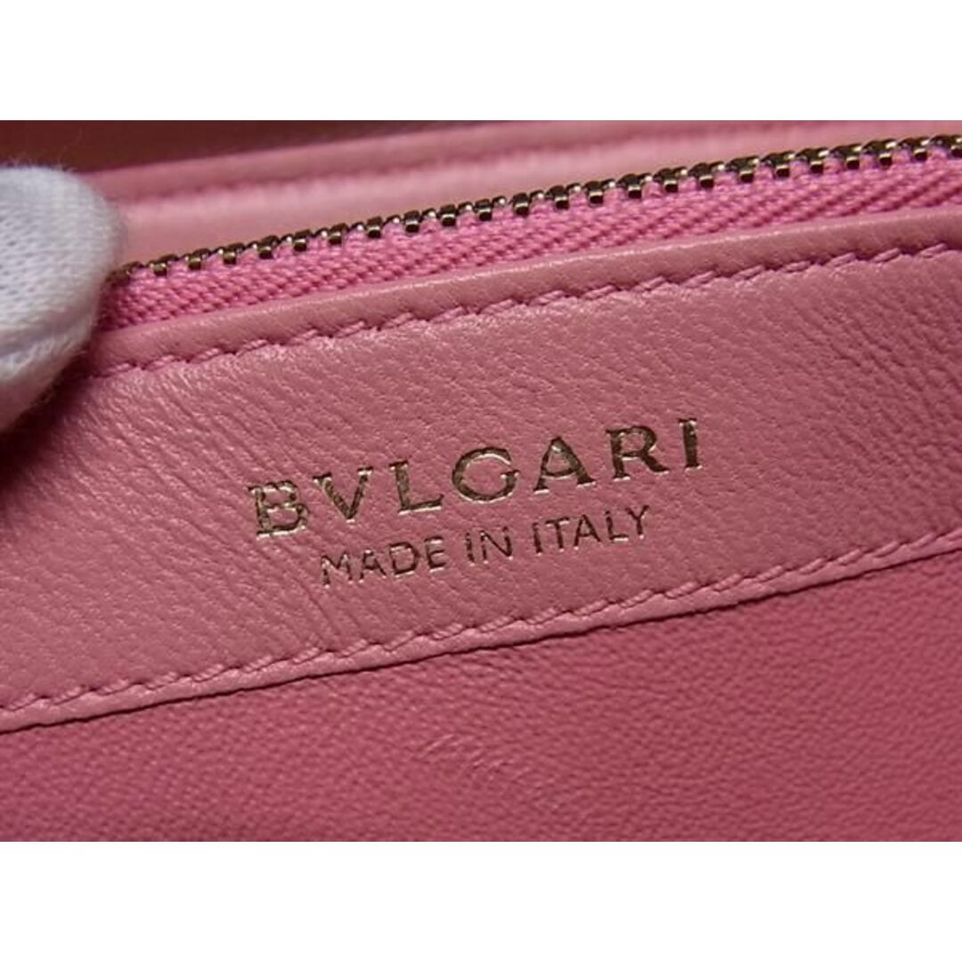 BVLGARI(ブルガリ)の■新品同様■ BVLGARI ブルガリブルガリ レザー L字ファスナー 長財布 ウォレット 札入れ レディース ピンク系 FA0101 メンズのファッション小物(長財布)の商品写真