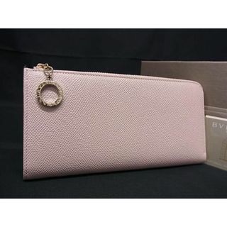 ブルガリ(BVLGARI)の■新品同様■ BVLGARI ブルガリブルガリ レザー L字ファスナー 長財布 ウォレット 札入れ レディース ピンク系 FA0101(長財布)