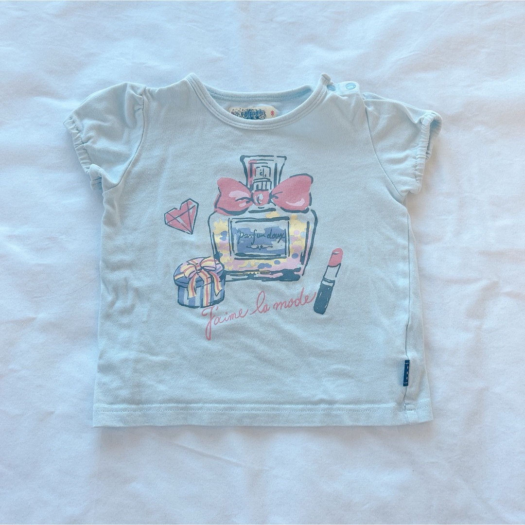 90・95サイズ　半袖Tシャツ　3枚セット　キッズ　半袖カットソー　女の子半袖 キッズ/ベビー/マタニティのキッズ服女の子用(90cm~)(Tシャツ/カットソー)の商品写真