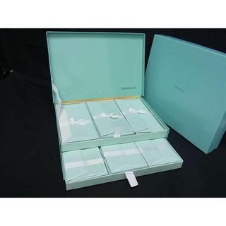 ティファニー(Tiffany & Co.)の■極美品■ TIFFANY＆Co ティファニー リボン カード 封筒 レターセット カードセット 手紙 ステーショナリー ティファニーブルー AV8882(その他)