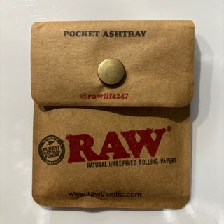 RAW   携帯灰皿　煙草　ポケット灰皿　ロウ　灰皿　手巻きタバコ　ロウグッズ(タバコグッズ)