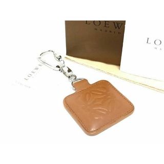 ロエベ(LOEWE)の■新品同様■ LOEWE ロエベ アナグラム ナッパレザー レザー キーホルダー キーリング チャーム ブラウン系 AU1275(その他)