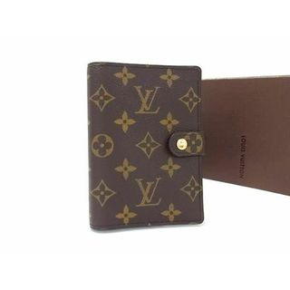 ルイヴィトン(LOUIS VUITTON)の■新品同様■ LOUIS VUITTON ルイヴィトン R20005 モノグラム アジェンダPM 6穴式 手帳カバー スケジュール帳 ブラウン系 BJ1451(その他)