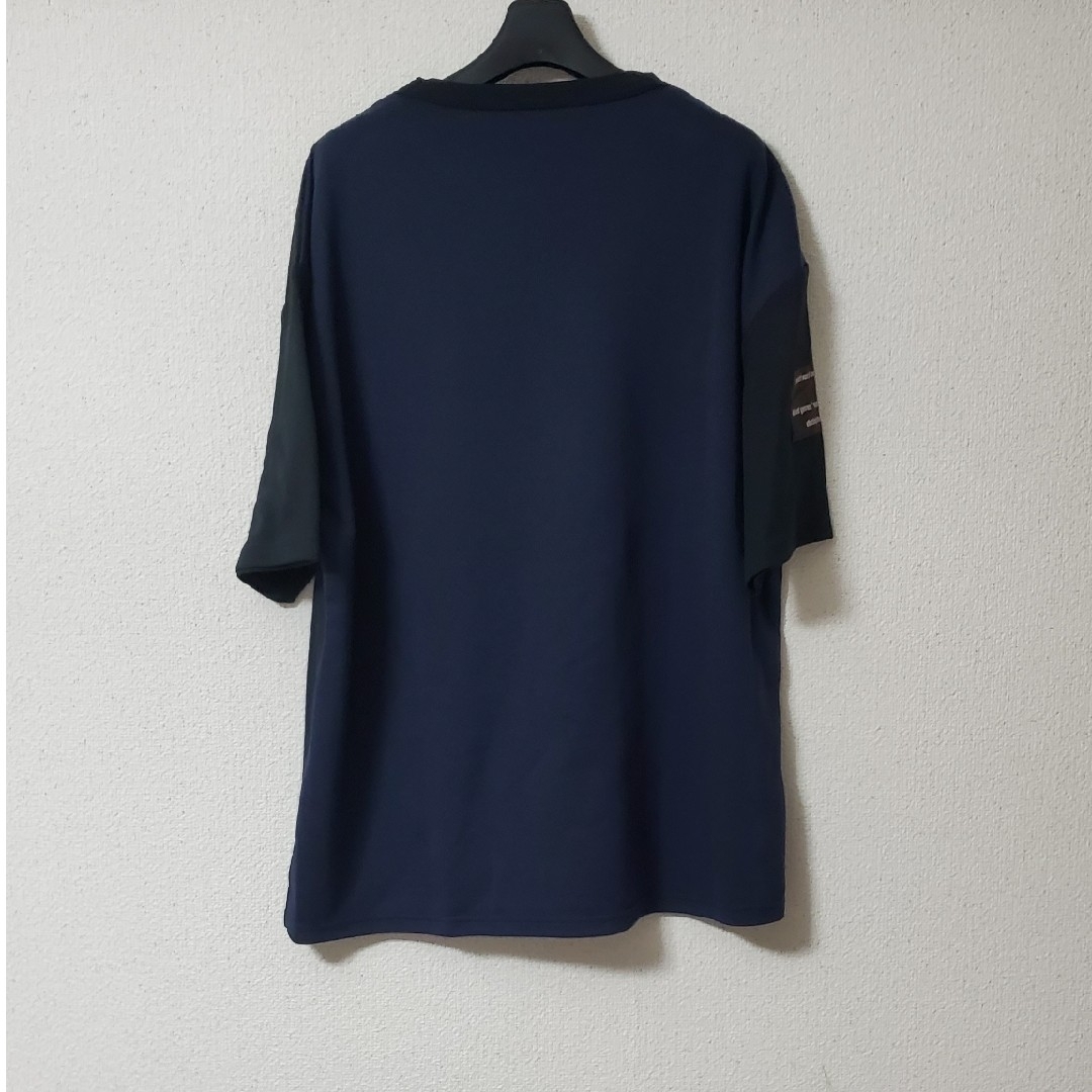 新品　黒✕紺　ポケット付きカットソー メンズのトップス(Tシャツ/カットソー(半袖/袖なし))の商品写真