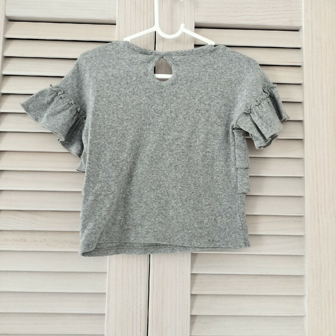 DEVILOCK(デビロック)のデビロック 半袖 グレー Tシャツ 100cm キッズ/ベビー/マタニティのキッズ服女の子用(90cm~)(Tシャツ/カットソー)の商品写真