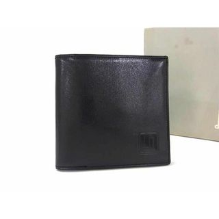 ダンヒル(Dunhill)の■新品■未使用■ dunhill ダンヒル レザー 二つ折り 財布 ウォレット メンズ ブラック系 AV8867(長財布)