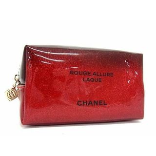 シャネル(CHANEL)の■新品■未使用■ CHANEL シャネル PVC ラメ ポーチ マルチケース 小物入れ レディース レッド系 FA1171(ポーチ)