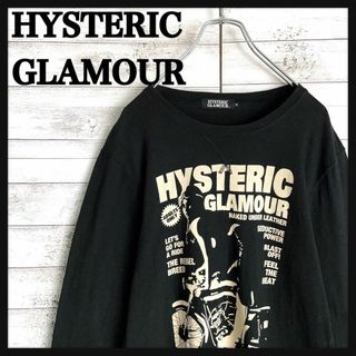 ヒステリックグラマー(HYSTERIC GLAMOUR)の9477【即完売モデル】ヒステリックグラマー☆ヒスガール定番ロングtシャツ　美品(Tシャツ/カットソー(七分/長袖))