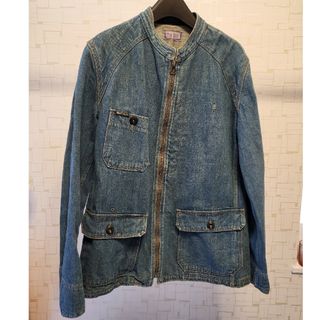 ブルーブルー(BLUE BLUE)のBLUE BLUE ブルーブルー デニムジャケット デニムブルゾン サイズ2中古(その他)