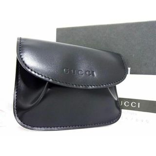 グッチ(Gucci)の■新品同様■ GUCCI グッチ 030 2091 1364 レザー コインケース コインパース 小銭入れ メンズ レディース ブラック系 CC2022(その他)