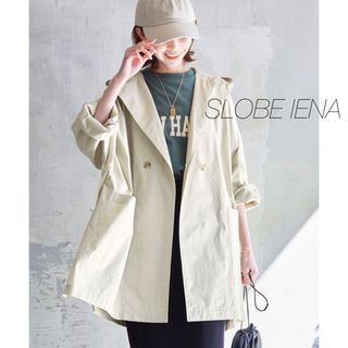 スローブイエナ(SLOBE IENA)の【SLOBE IENA】新品・未使用★タイプライターフードポンチョコート(ブルゾン)