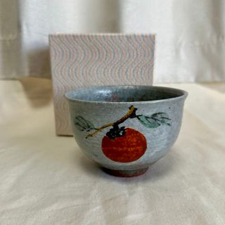 落柿舎 抹茶碗 茶碗 茶道具 抹茶茶碗 茶器 茶道 アンティーク 工芸品(陶芸)