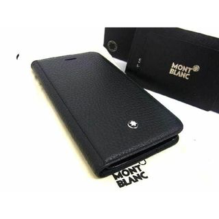 MONTBLANC - ■新品■未使用■ MONT BLANC モンブラン レザー iPhone 7/8/SE(第2世代) 対応 スマホケース アイフォンケース ブラック系 AS7400