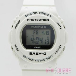 ベビージー(Baby-G)のCASIO カシオ BABY-G 腕時計 タフソーラー電波 白 未使用 BGD-5700U-7BJF(腕時計)