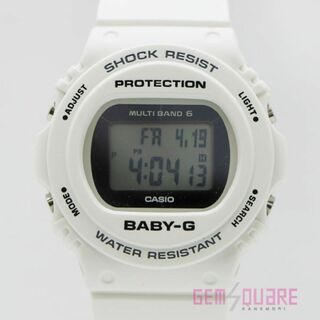 ベビージー(Baby-G)のCASIO カシオ BABY-G 腕時計 タフソーラー電波 白 未使用 BGD-5700U-7BJF(腕時計)