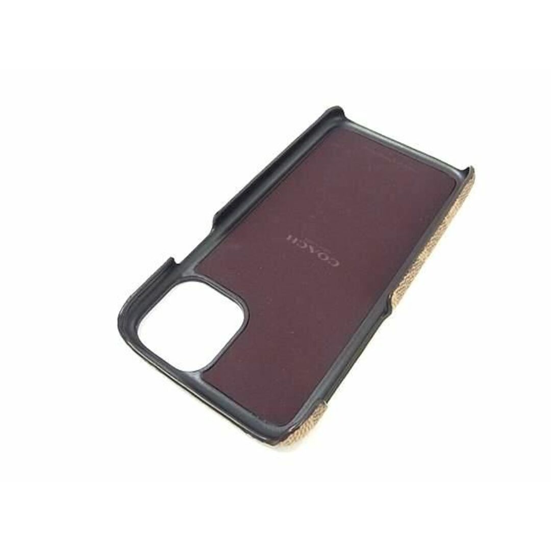 COACH(コーチ)の■新品■未使用■ COACH コーチ シグネチャー PVC iPhone11 Pro対応 アイフォンケース スマホケース ブラウン系 FA0563 レディースのアクセサリー(その他)の商品写真