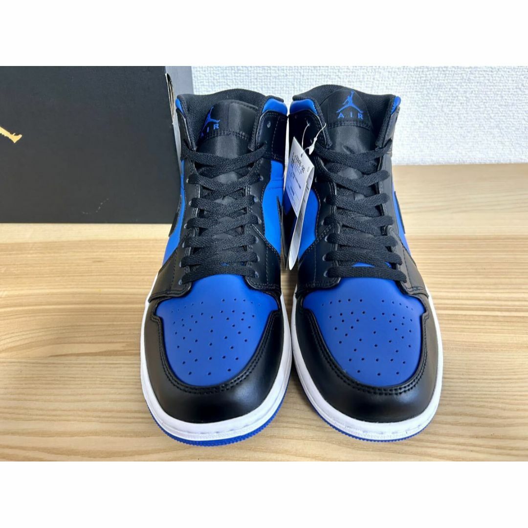 NIKE(ナイキ)のナイキ エア ジョーダン 1 MID 28.5㎝ 新品 ブラック/ロイヤルブルー メンズの靴/シューズ(スニーカー)の商品写真