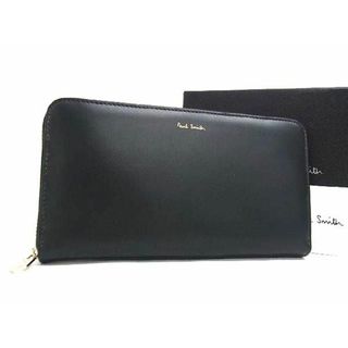 ポールスミス(Paul Smith)の■新品■未使用■ Paul Smith ポールスミス レザー ラウンドファスナー 長財布 ウォレット 札入れ 小銭入れ カード入れ ブラック系 AW5306(長財布)